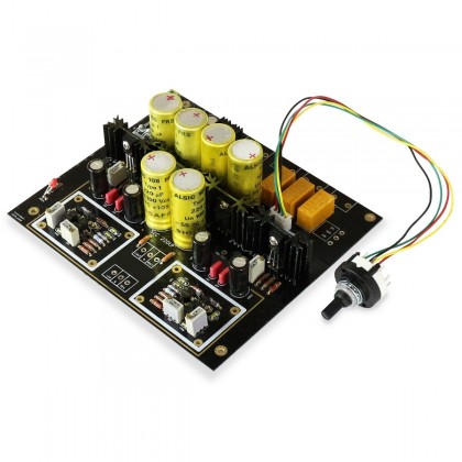 Symetrical Stereo Preamplifier Module with Input Selector