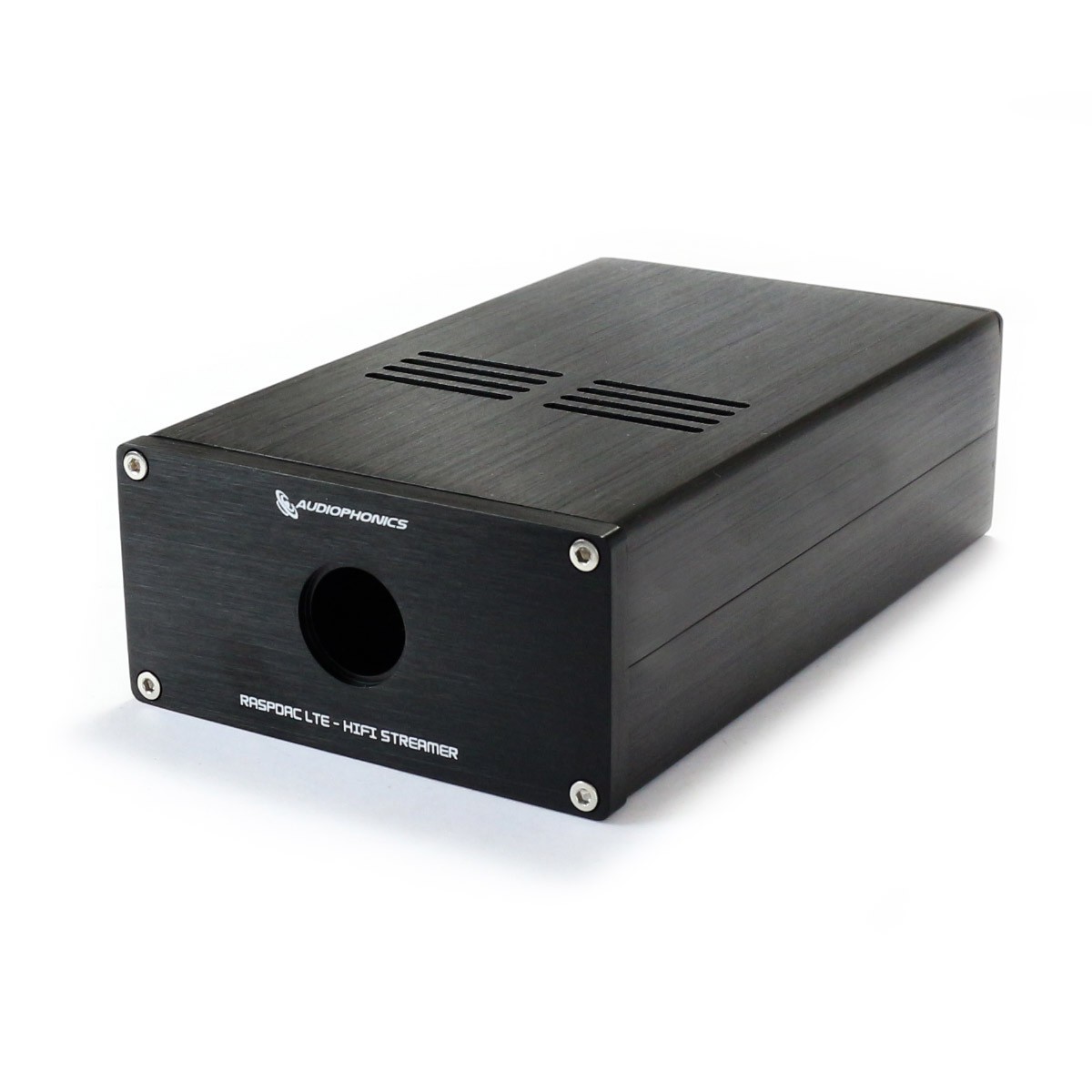 Boîtier pour Raspberry Pi 3 / 502DAC / 502DAC Pro pour Lecteur Réseau Audio Aluminium Noir