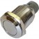 Push Button Stainless Steel 250V 3A Ø16mm Silver