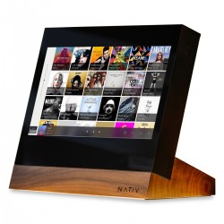 NATIV VITA - Hifi Streamer with Touchscreen DSD256 32bit 384Khz Walnut Stand