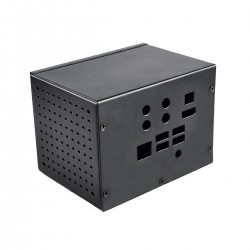 Boîtier Métal avec Bouton pour Raspberry Pi et DAC ST6000 / ST6000K / ST800