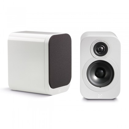Q Acoustics 3010 Bookshelf Speakers Gloss White (pair)