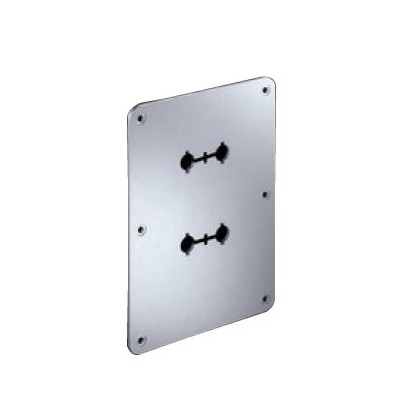 WBT-532.05 Plaque de montage aluminium pour Borniers 127 x 178