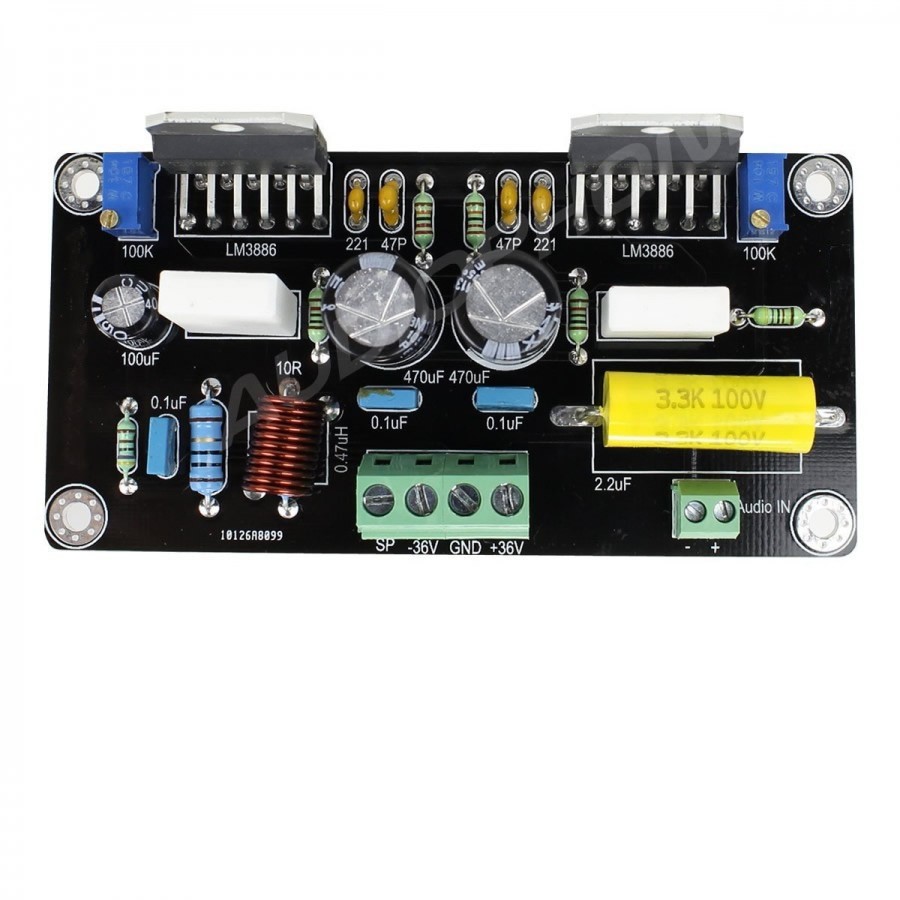 AUDIOPHONICS APD85 Amplifier Module Mono LM3886 100W / 8 Ohms