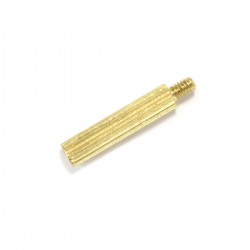 Brass Spacers Male / Female M2x10 + 3mm (x10)