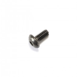 Hexagon Socket Round Head Screw M3x4mm 10.9 Steel Black (x10)