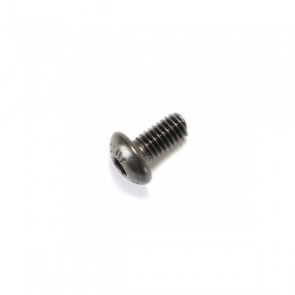 Hexagon Socket Round Head Screw M3x4mm 10.9 Steel Black (x10)