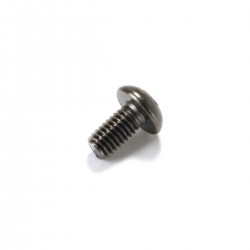 Hexagon Socket Round Head Screw M3x4mm 10.9 Steel Black (x10)