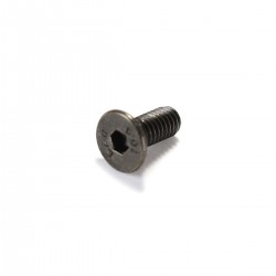 Hexagon Socket Countersunk Head Screw M4x6mm 10.9 Steel Black (x10)