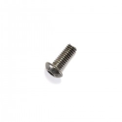 Hexagon Socket Round Head Screw M4x6mm 10.9 Steel Black (x10)