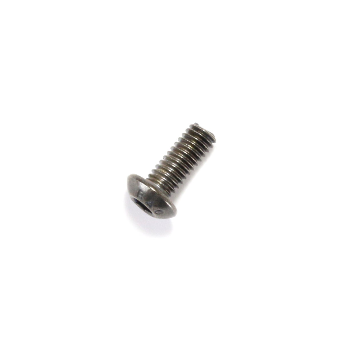 Hexagon Socket Round Head Screw M4x6mm 10.9 Nickel Steel Black (x10)