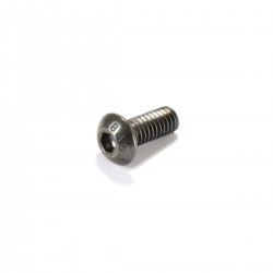 Hexagon Socket Round Head Screw M4x6mm 10.9 Steel Black (x10)