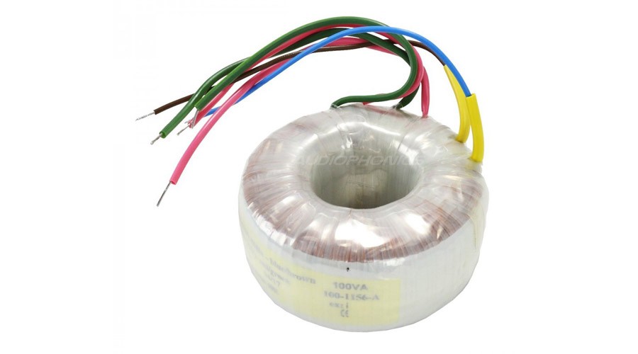 Toroidal Transformer 100VA 2x24V