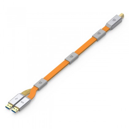IFI AUDIO GEMINI3.0 Câble USB 3.0 Alimentation/Audio Isolés Quadruple Blindage Filtre RF 0.7m