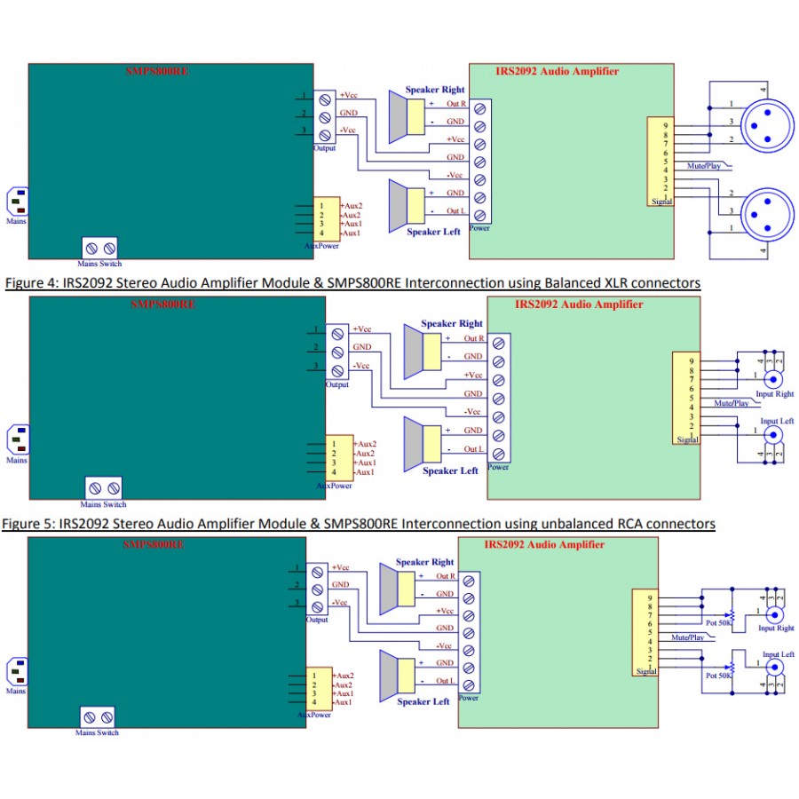 Irs2092 Stereo Class D Amplifier Schematic Circuit - vrogue.co