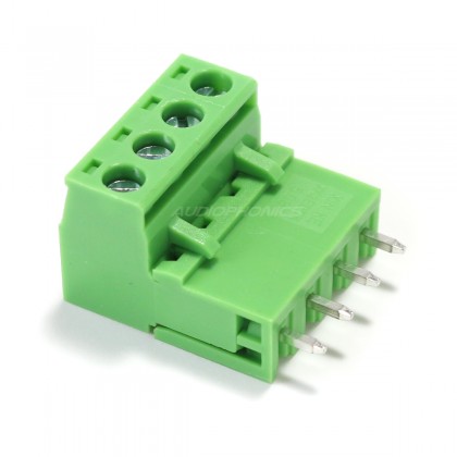 Terminal Block with Screws 4 Ways for PCB Straight-Angled 5.08mm
