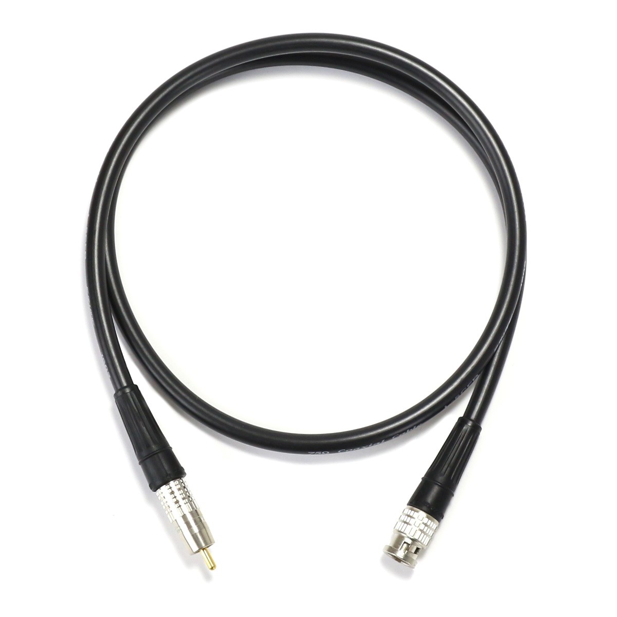 Câble Numérique Coaxial SPDIF RCA-RCA Cuivre Pur Plaqué Or 24k 1m -  Audiophonics