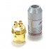 EIZZ EZ-206 XLR Gold Plated 3 Way Female XLR Connector PTFE Ø9mm Red (Unit)