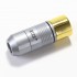 EIZZ EZ-206 XLR Gold Plated 3 Way Male XLR Connector Ø9mm Black (Unit)