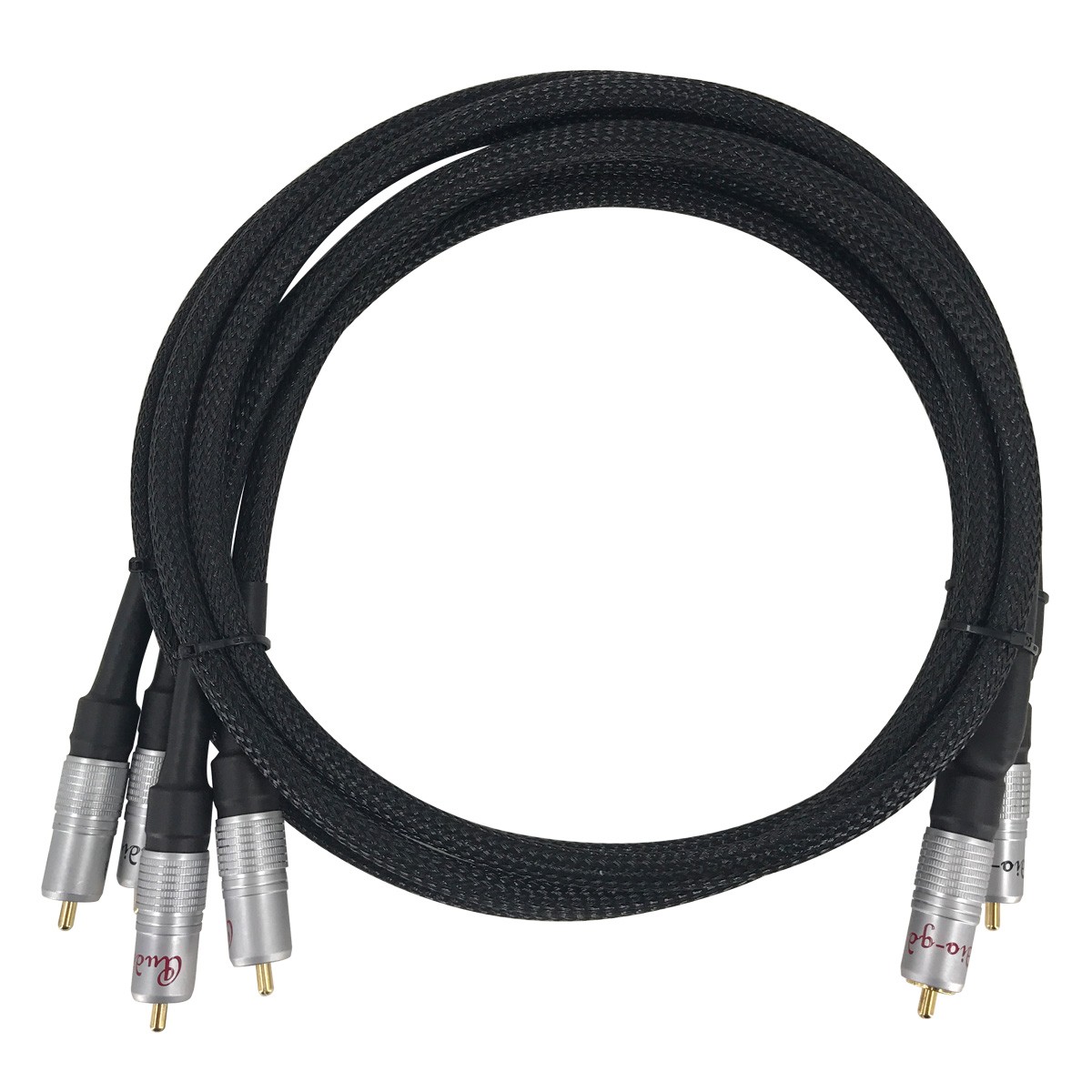 AUDIO-GD BI-AMP RCA Bi-Amplification Cable 1x RCA to 2x RCA for Precision 3 1m (Pair)