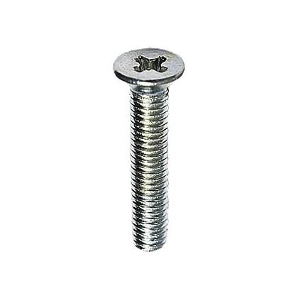 Vis TFZ tête fraisée Acier cruciforme M3x16mm (x10)