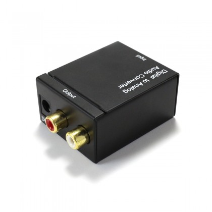 DAC TV MS8413 Convertisseur SPDIF Coaxial Optique vers Analogique RCA