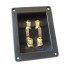 Bi-Wiring Panel Mount Speaker Terminal Block 95x75mm