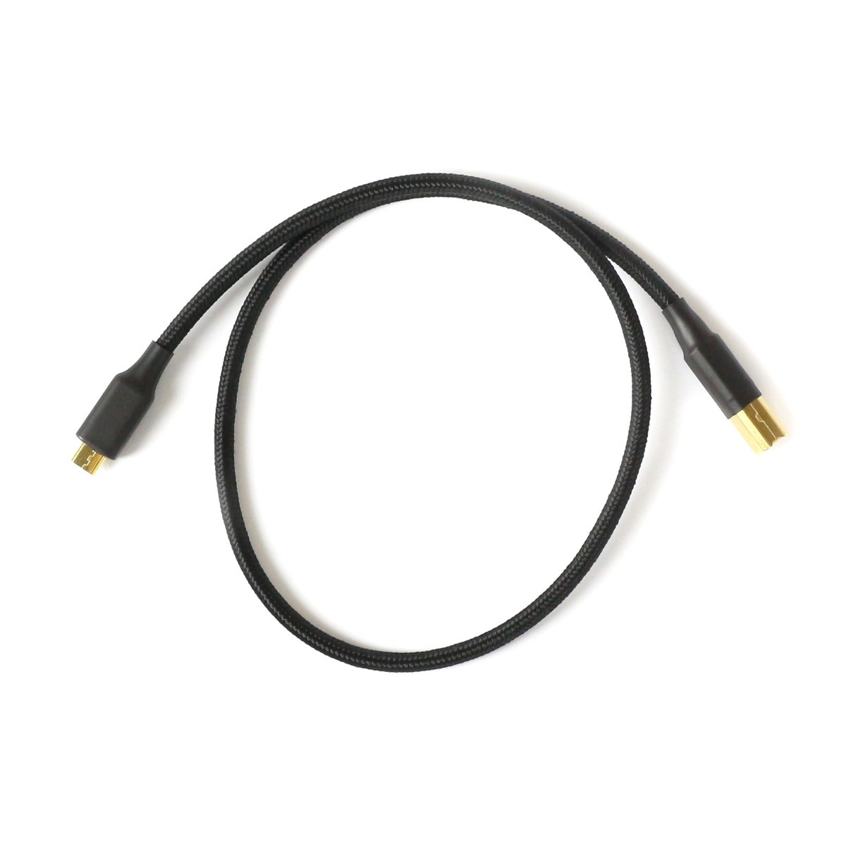 Male USB-B to Male Micro USB OTG Cable 50cm