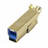 USB 3.0 connector male Type B Gold plated DIY (unit)