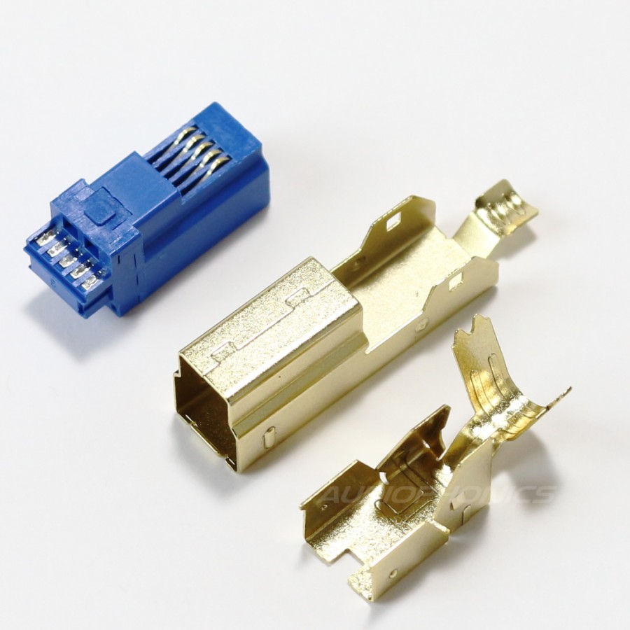 3 Connecteurs MICRO USB Male type B DIY Connector Fiches à souder + Boitiers 