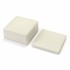 Plastic Case for Electronic Components White 58x56x28mm