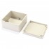 Plastic Case for Electronic Components White 58x56x28mm