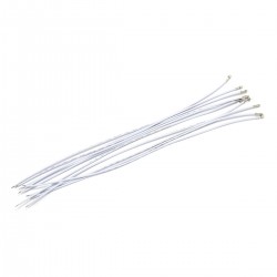 Interconnect Cable for XHP to Bare Wire 2.54mm 1 Pin 20cm White (x10)