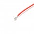 XH 2.54mm Female to Bare wire Cable 1 Poles No Casing Red 20cm (x10)