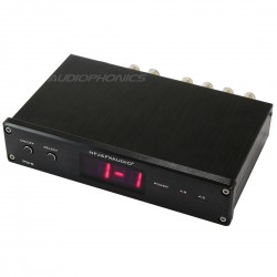 FX-AUDIO PW-6 Sélecteur audio 2 IN 1 OUT / 1 IN 2 OUT pour enceintes / amplificateur Noir
