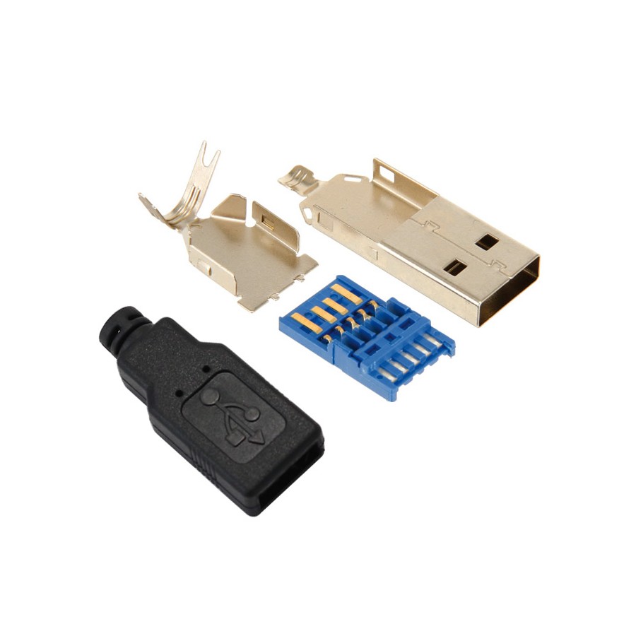 Connecteur V USB 3.0 USBA-w3.0 USB et IEEE 1394 connecteur USB a souder Connecteur V USB 3.0 USBA-w3.0 USB et IEEE 1394 connecteur USB a souder