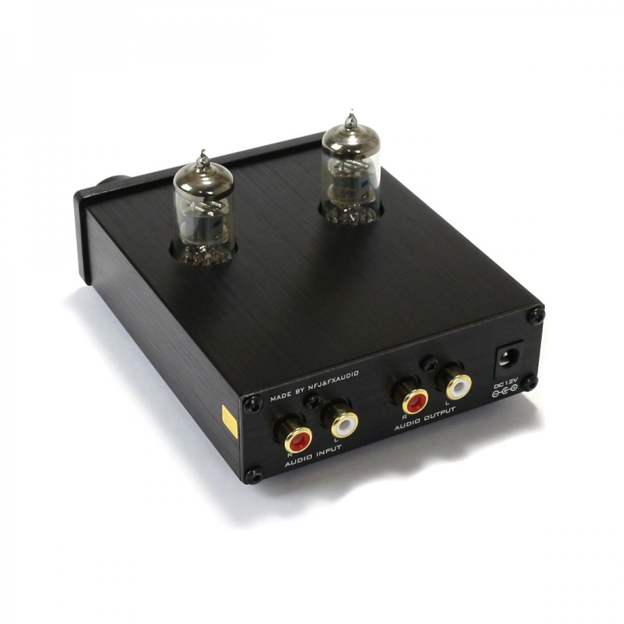 Fx Audio Tube 03 Valves 6k4 Stereo Preamplifier Black Audiophonics