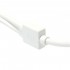 Male USB-A to 2x Male Micro USB Cable 1m White