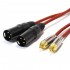 CYK Stereo Cable XLR-3 Male / RCA Male Gold plated 24K OFC Copper 2m