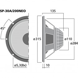 Monacor SP-30/200NEO