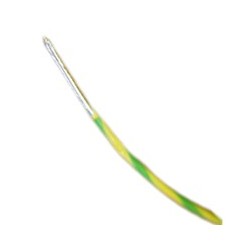 Copper / Silver Isolated PTFE Cable 1.23mm² (Yellow / Green)