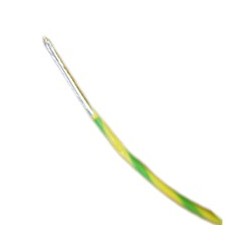 Câble Cuivre/Argent Isolé PTFE 1.23mm² (Jaune/Vert)