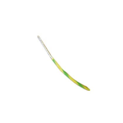 Câble Cuivre/Argent Isolé PTFE 1.23mm² (Jaune/Vert)