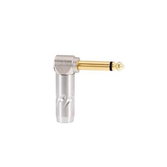 FURUTECH FP-MONO-63L(G) Angled Jack 6.35mm Mono Connector Gold Plated Copper ⌀8mm