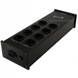 Dynavox X4000 Filtre secteur 8 ports Schuko Noir