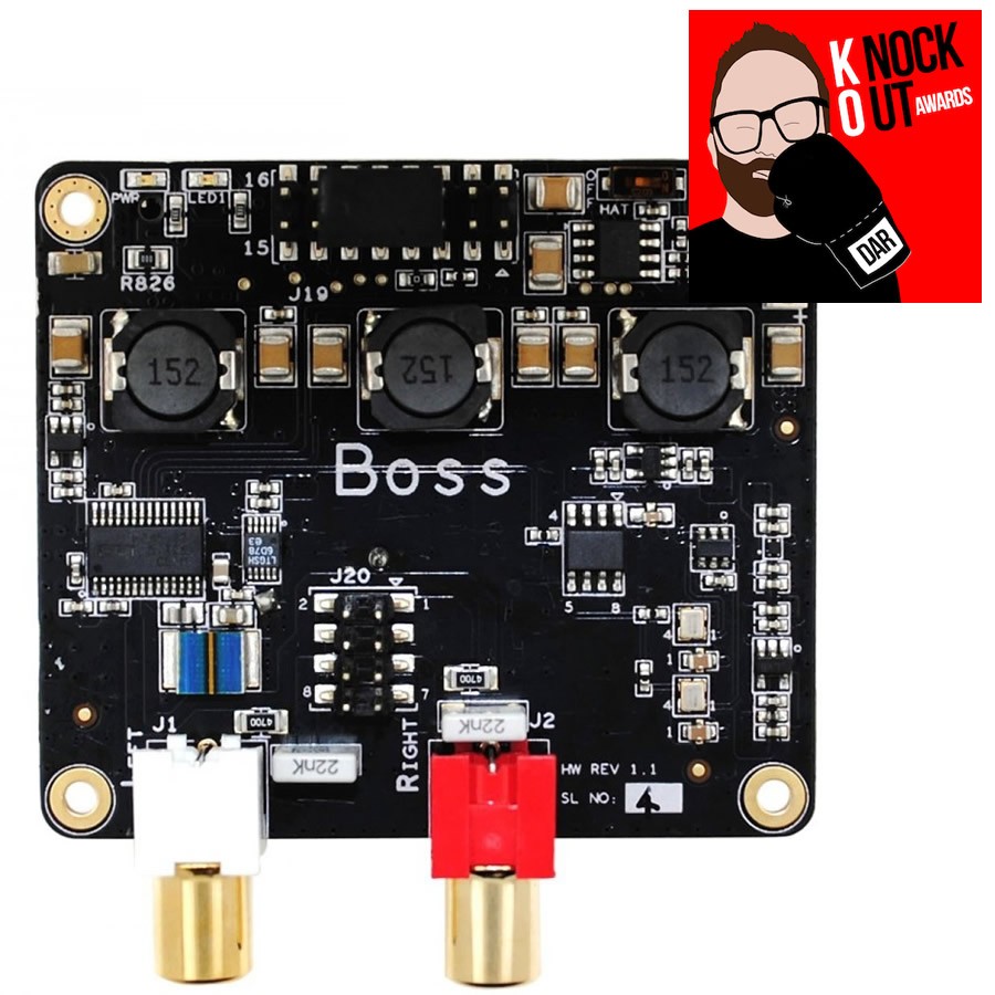 ALLO BOSS DAC PCM5122 32Bit / 384kHz with 2 clocks Master Clock I2S