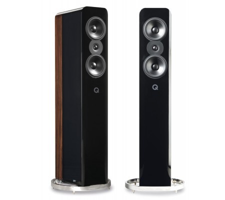 Q ACOUSTICS CONCEPT 500 Enceintes Colonnes Graphite Noires (La paire)