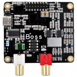 ALLO BOSS DAC V1.2 PCM5122 32Bit / 384kHz avec 2 horloges Master Clock I2S