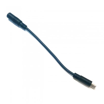 ALLO Adaptateur Jack DC 5.5 / 2.5mm Femelle vers USB Type-C Mâle 17cm