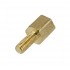 Brass Spacers Male / Female M3x5 + 6mm (x10)